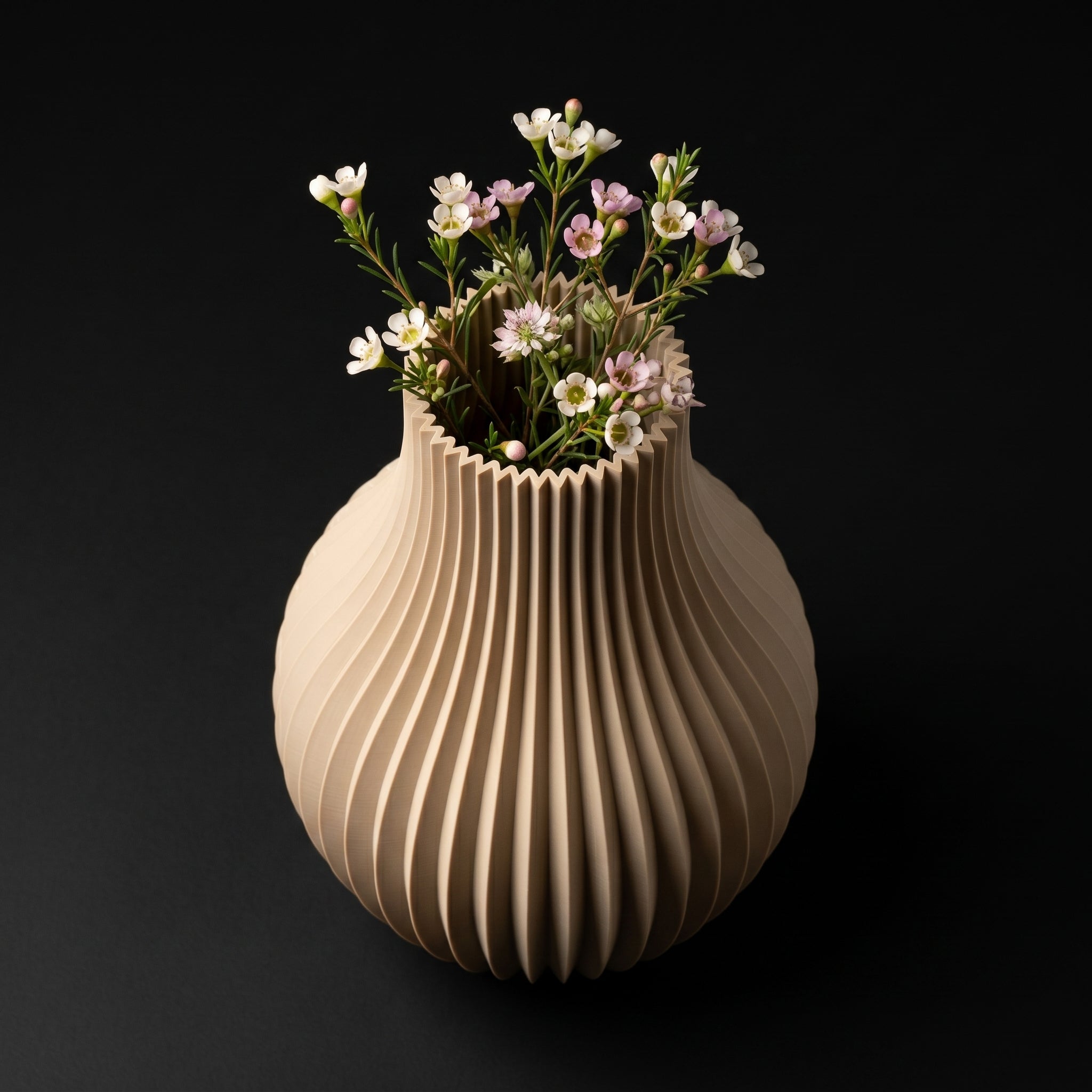 Vaso Lupter - Refined Texture - 150mm Branco — foto 12