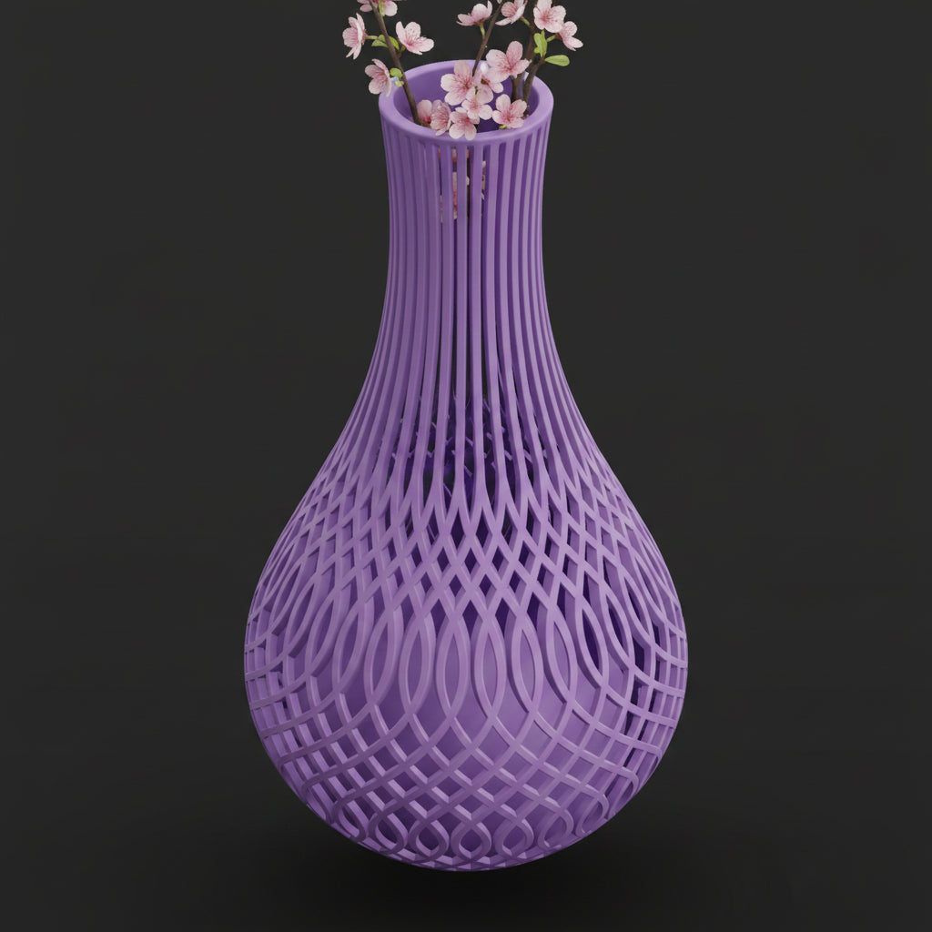 Vaso Solvyr - Modern Minimal - 220mm Roxo — foto 14