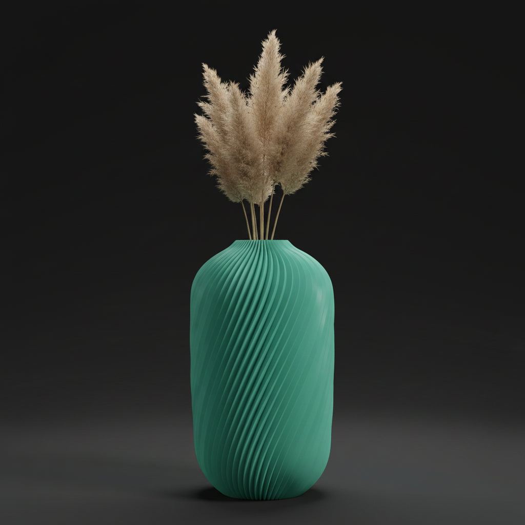 Vaso Aether - Luxurious Balance - 180mm Verde — foto 9