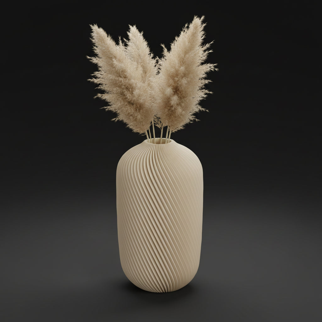 Vaso Aether - Luxurious Balance - 180mm Branco — foto 6
