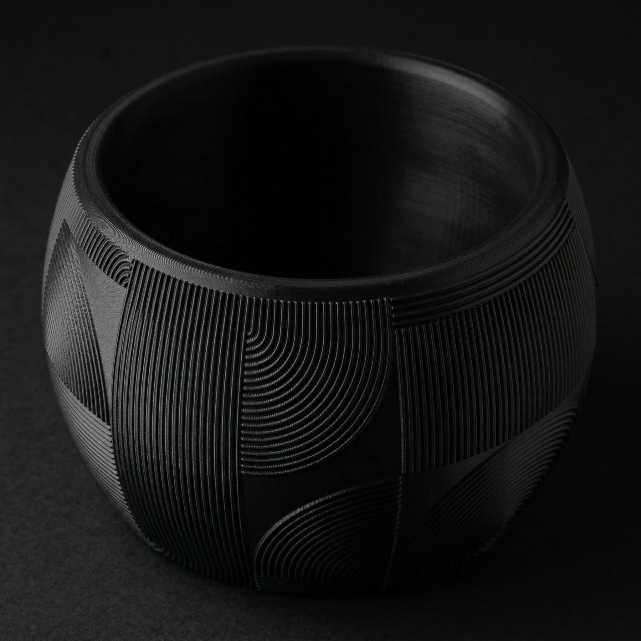 Vaso Muhen - Refined Texture - 78.4mm Preto — foto 17