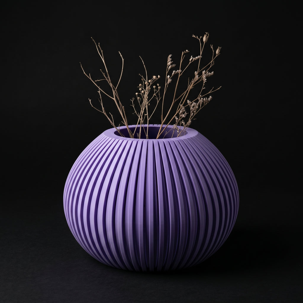 Vaso Gadvis - Textured Finish - 143.2mm Roxo — foto 1