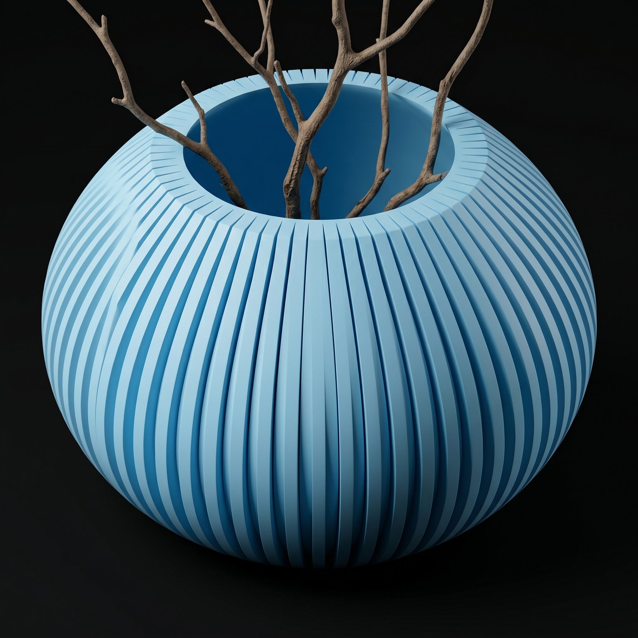 Vaso Gadvis - Textured Finish - 143.2mm Azul — foto 4