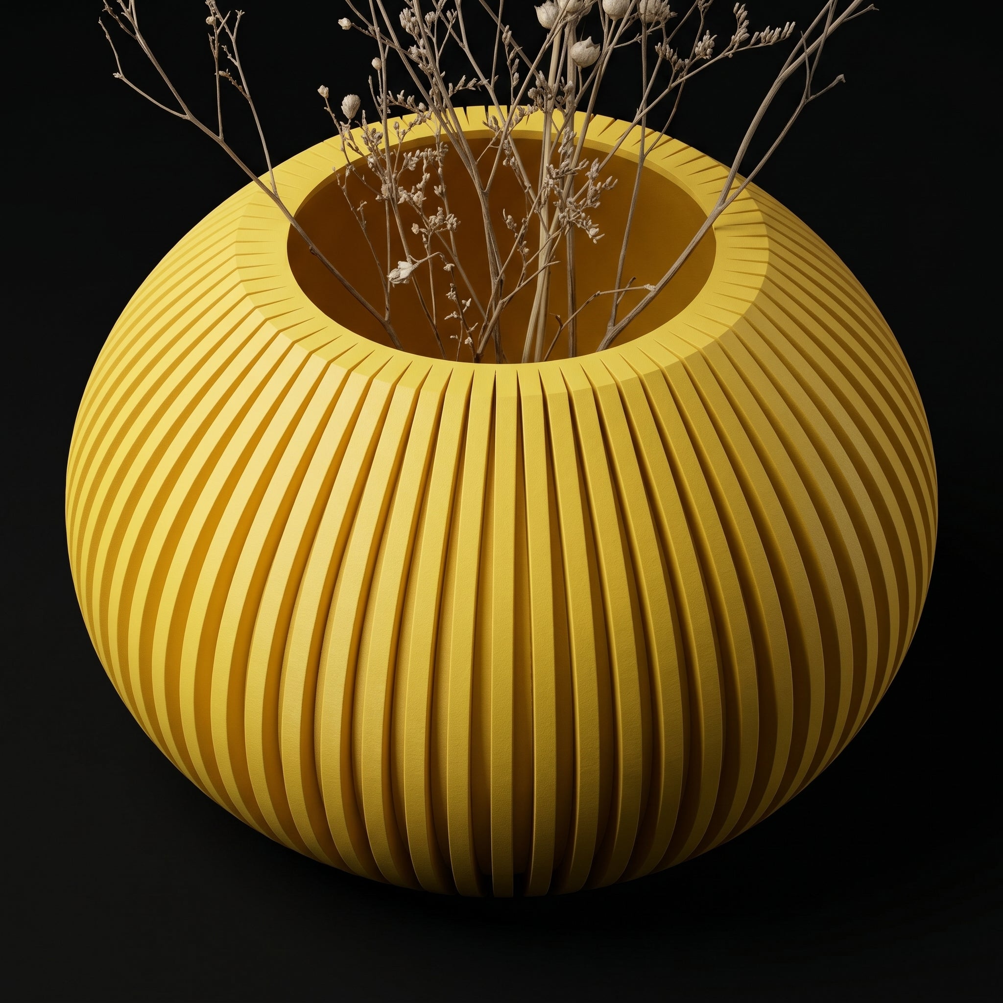 Vaso Gadvis - Textured Finish - 143.2mm Amarelo — foto 8