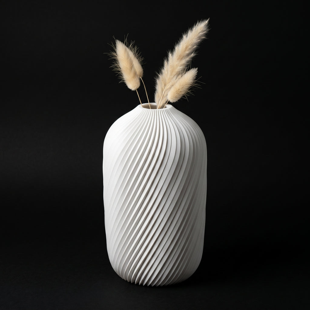 Vaso Aether - Luxurious Balance - 180mm Branco — foto 8