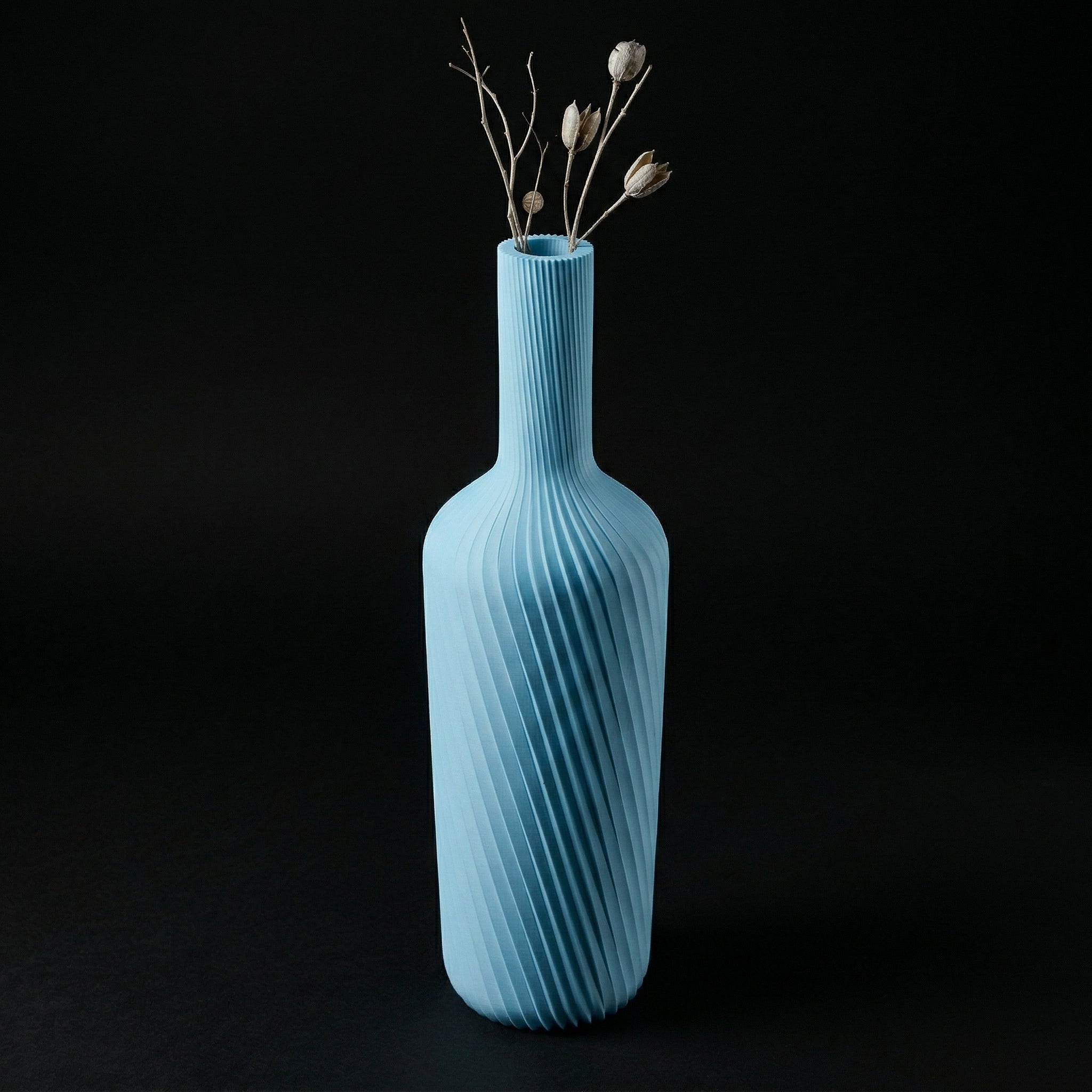 Vaso Muhen - Refined Texture - 247.5mm Azul — foto 2