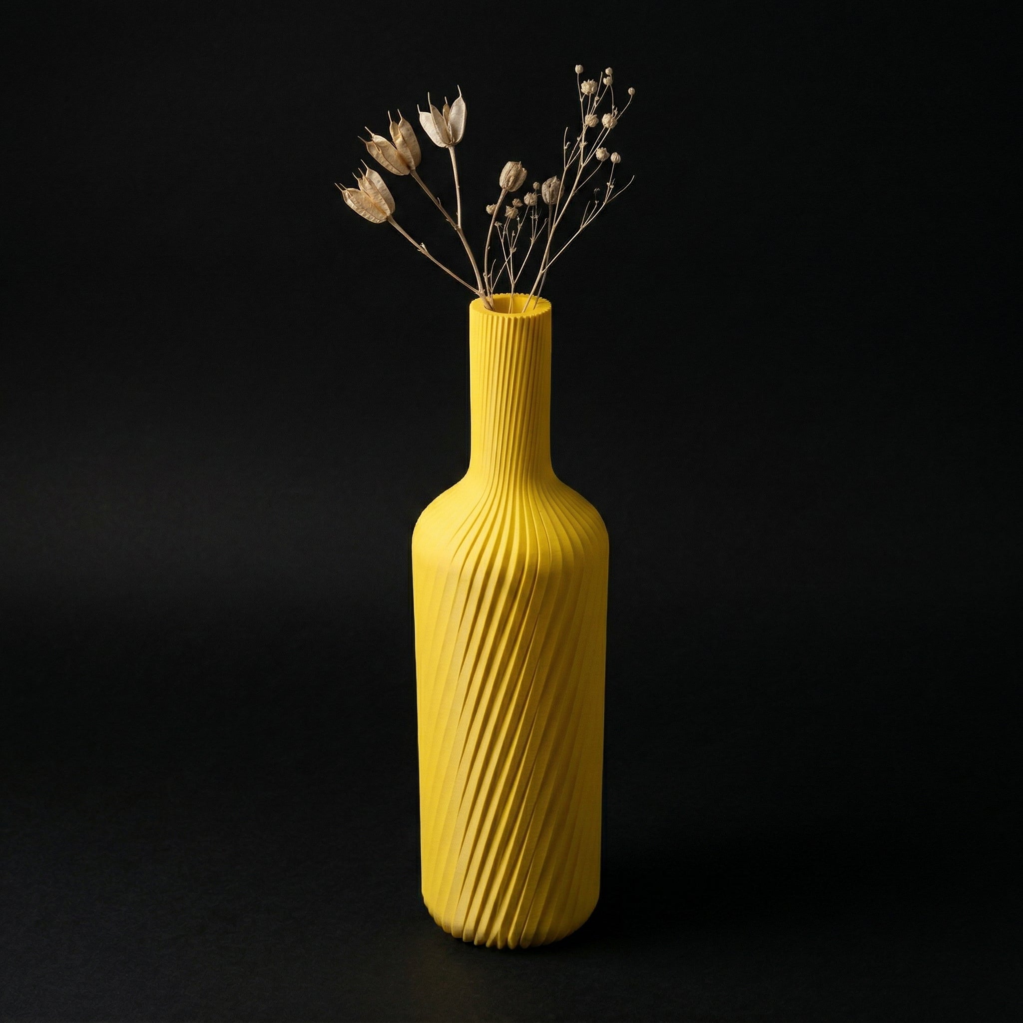 Vaso Muhen - Refined Texture - 247.5mm Amarelo — foto 4