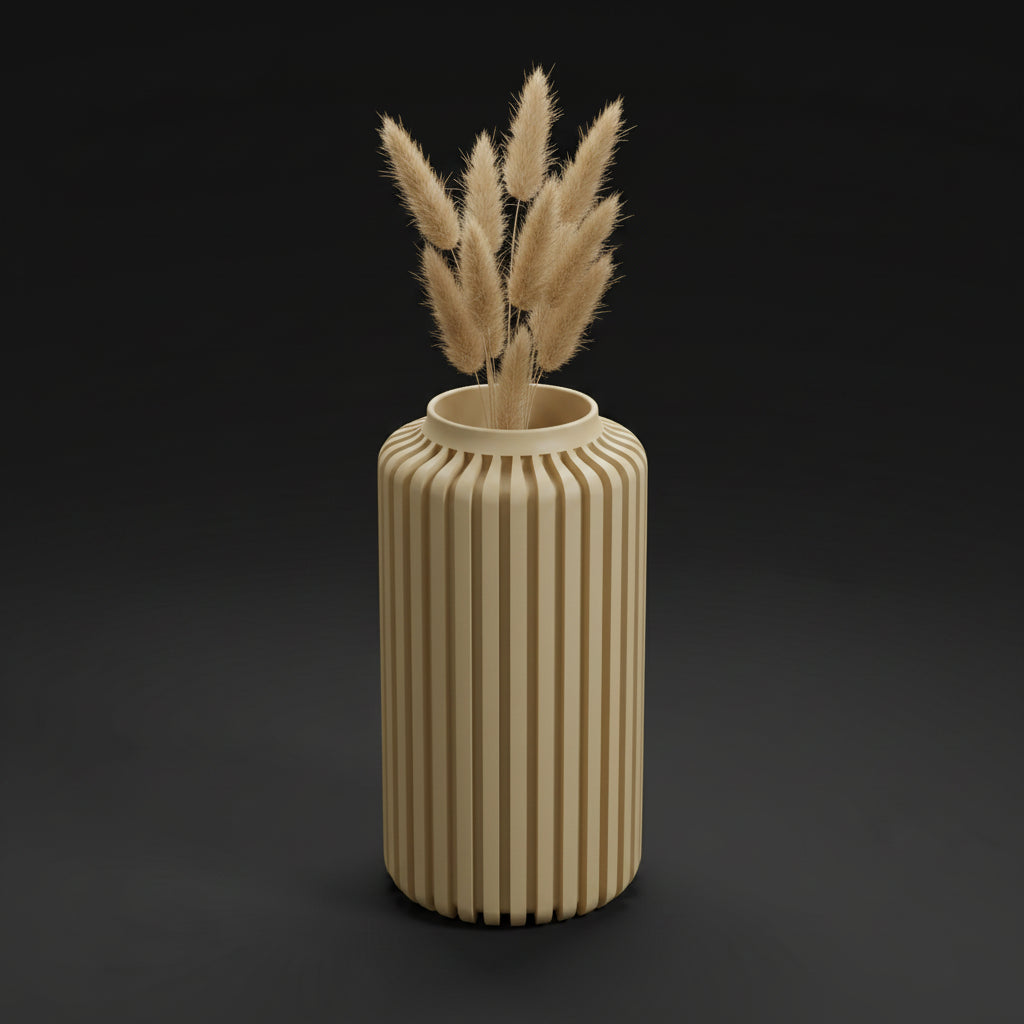 Vaso Torre - Structured Silhouette - 177mm Branco — foto 10