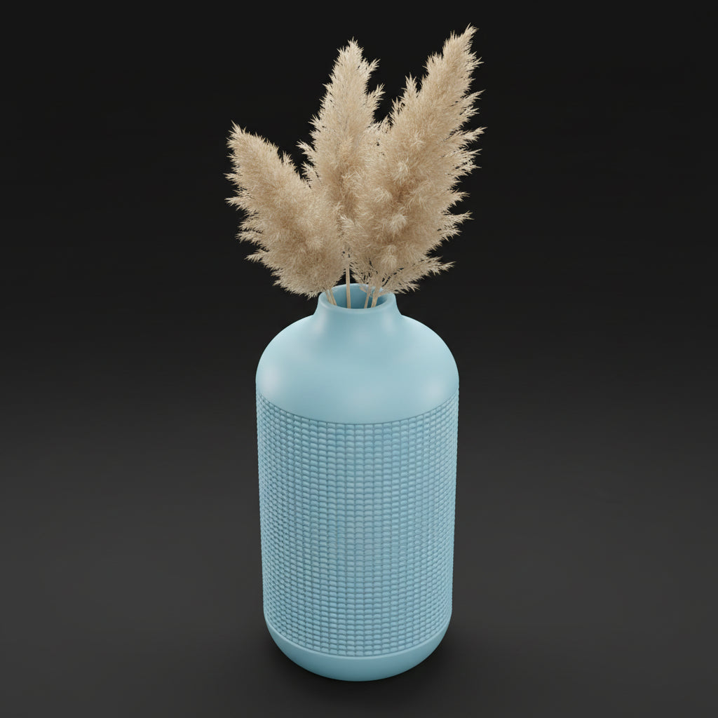 Vaso Atlas - Monumental Texture - 250mm Azul — foto 7