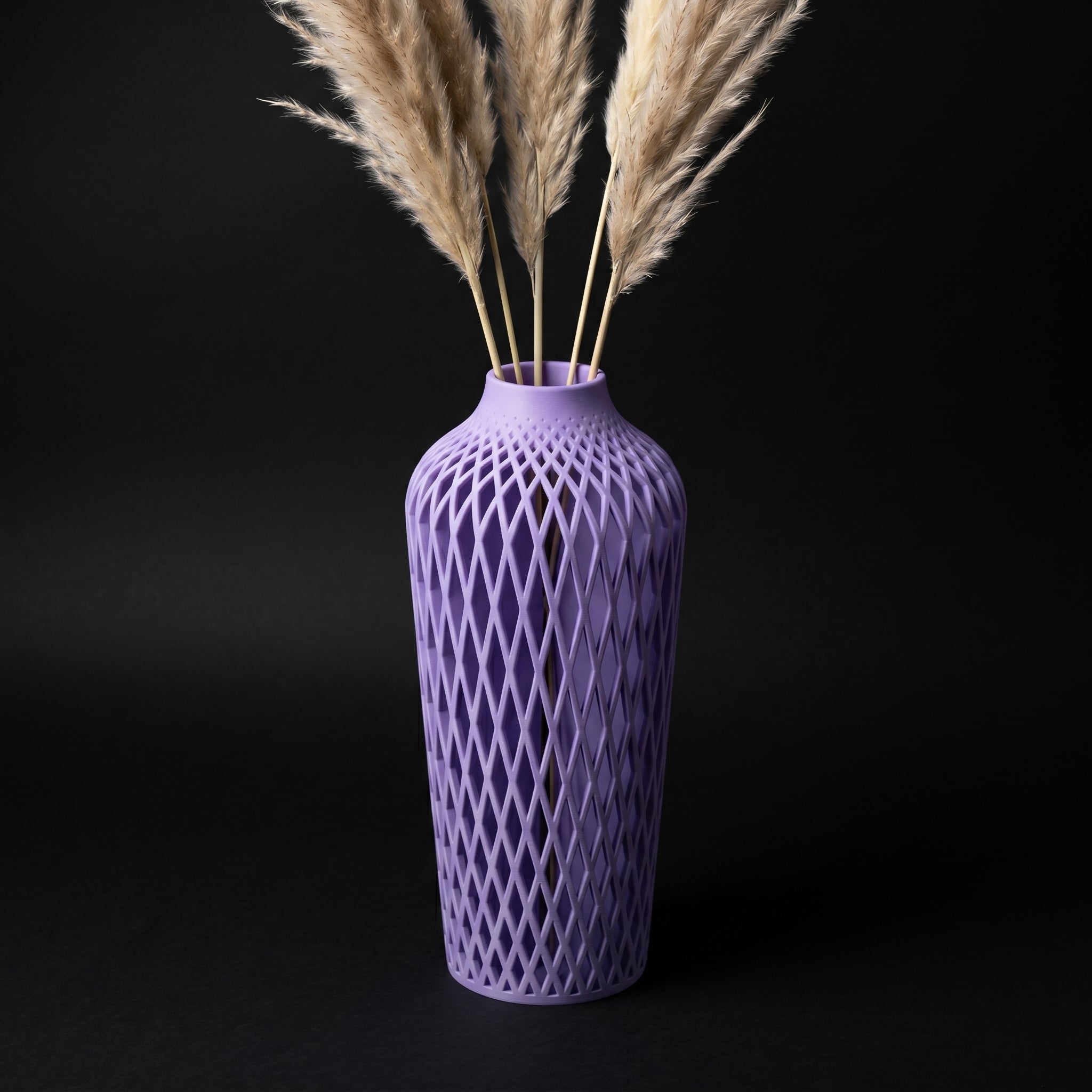 Vaso Vertex - Elevated Structure - 250mm Roxo — foto 3