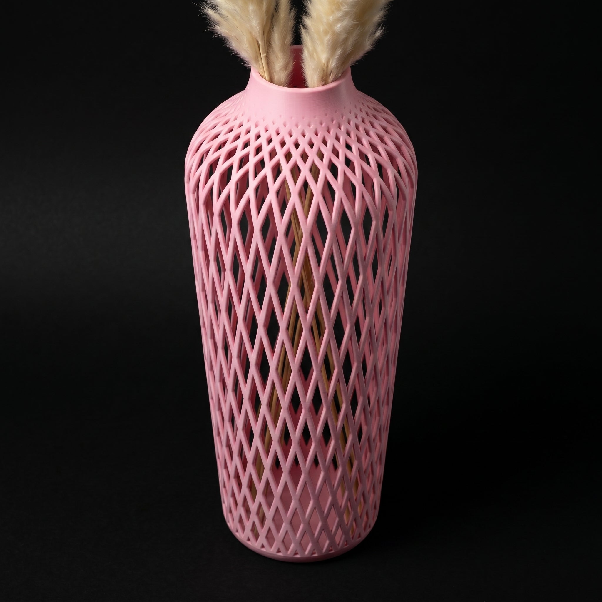 Vaso Vertex - Elevated Structure - 250mm Rosa — foto 1