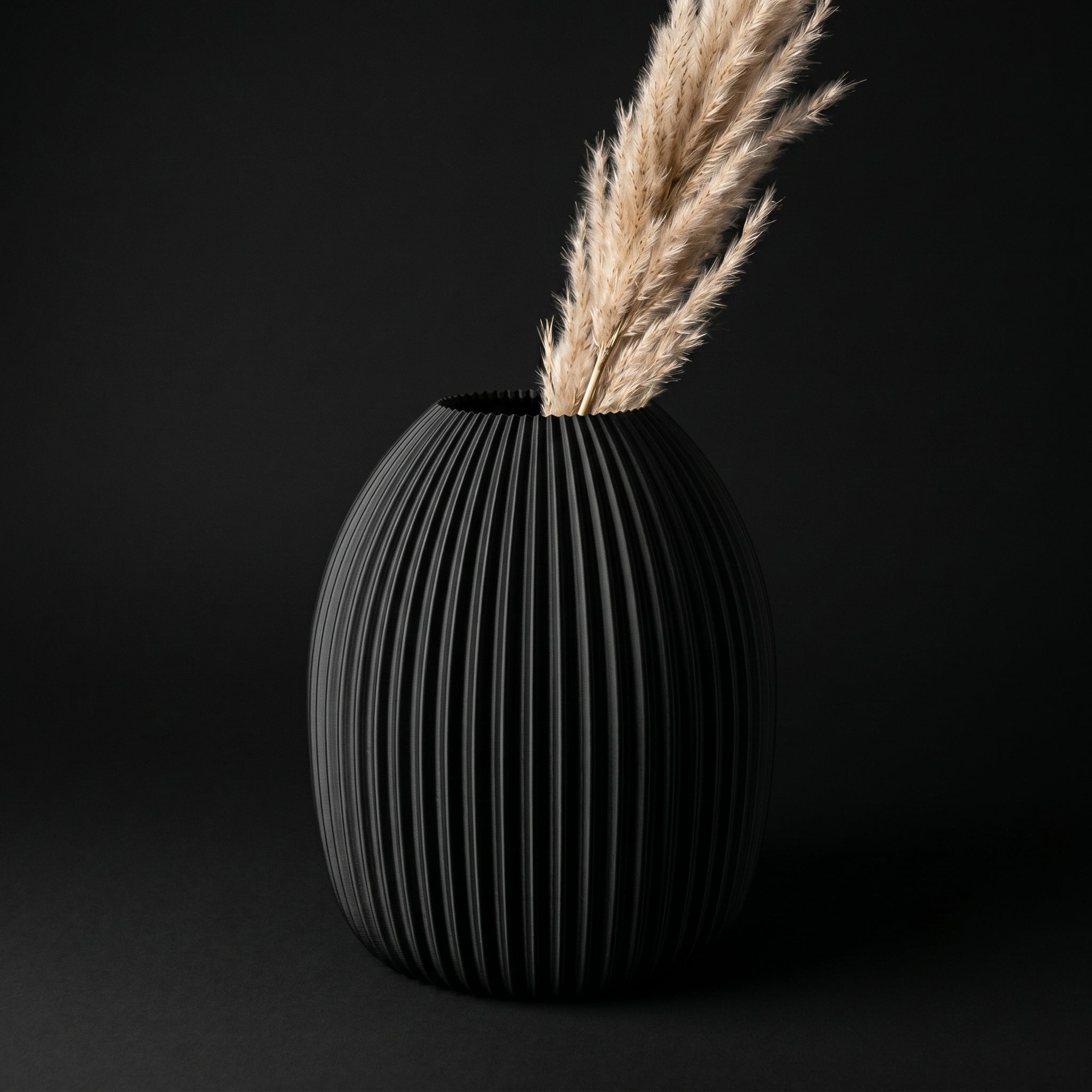 Vaso Zenith - Elevated Elegance - 230mm Preto — foto 13