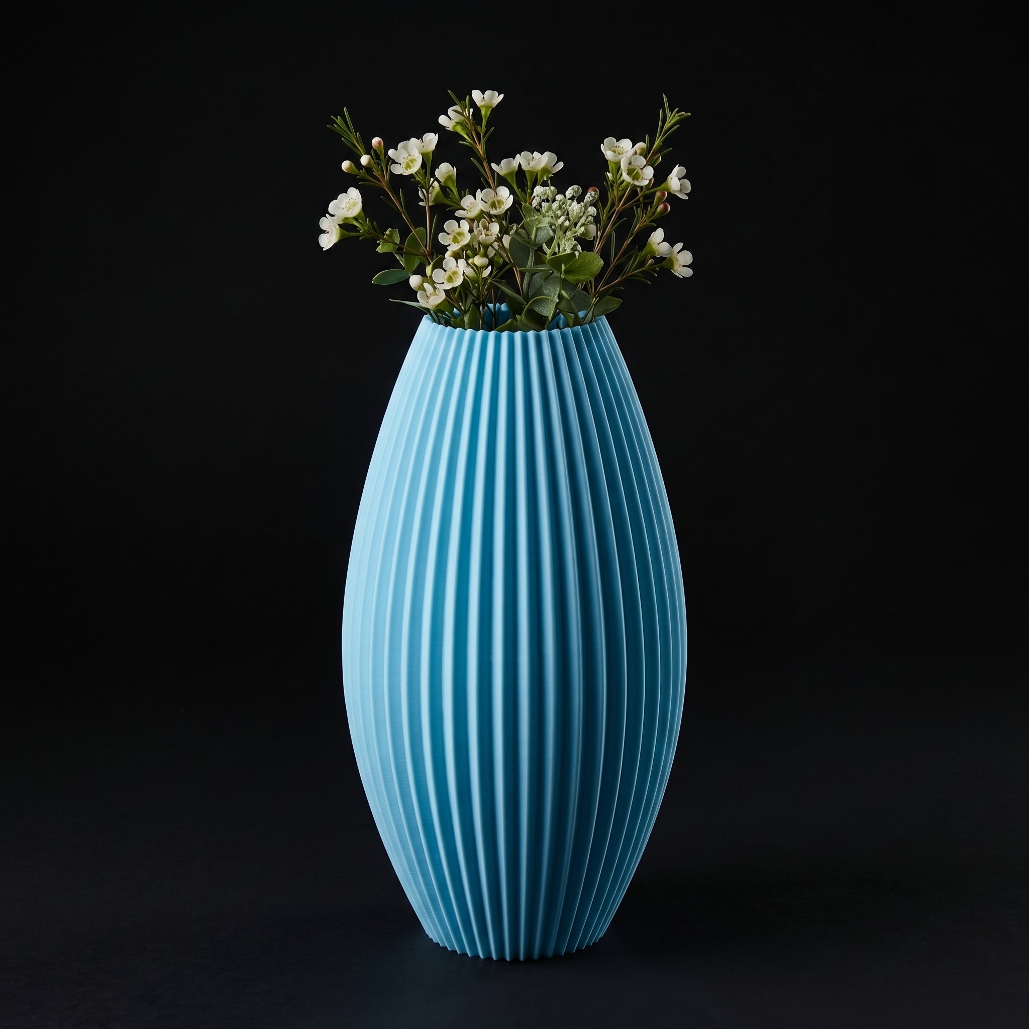 Vaso Celeste - Timeless Elegance - 250mm Azul — foto 1