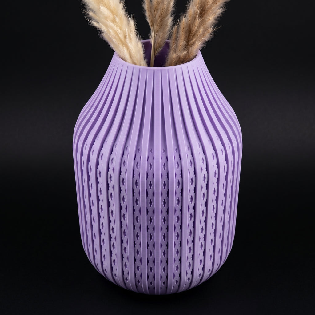 Vaso Karaf - Sculptural Presence - 160mm Roxo — foto 1