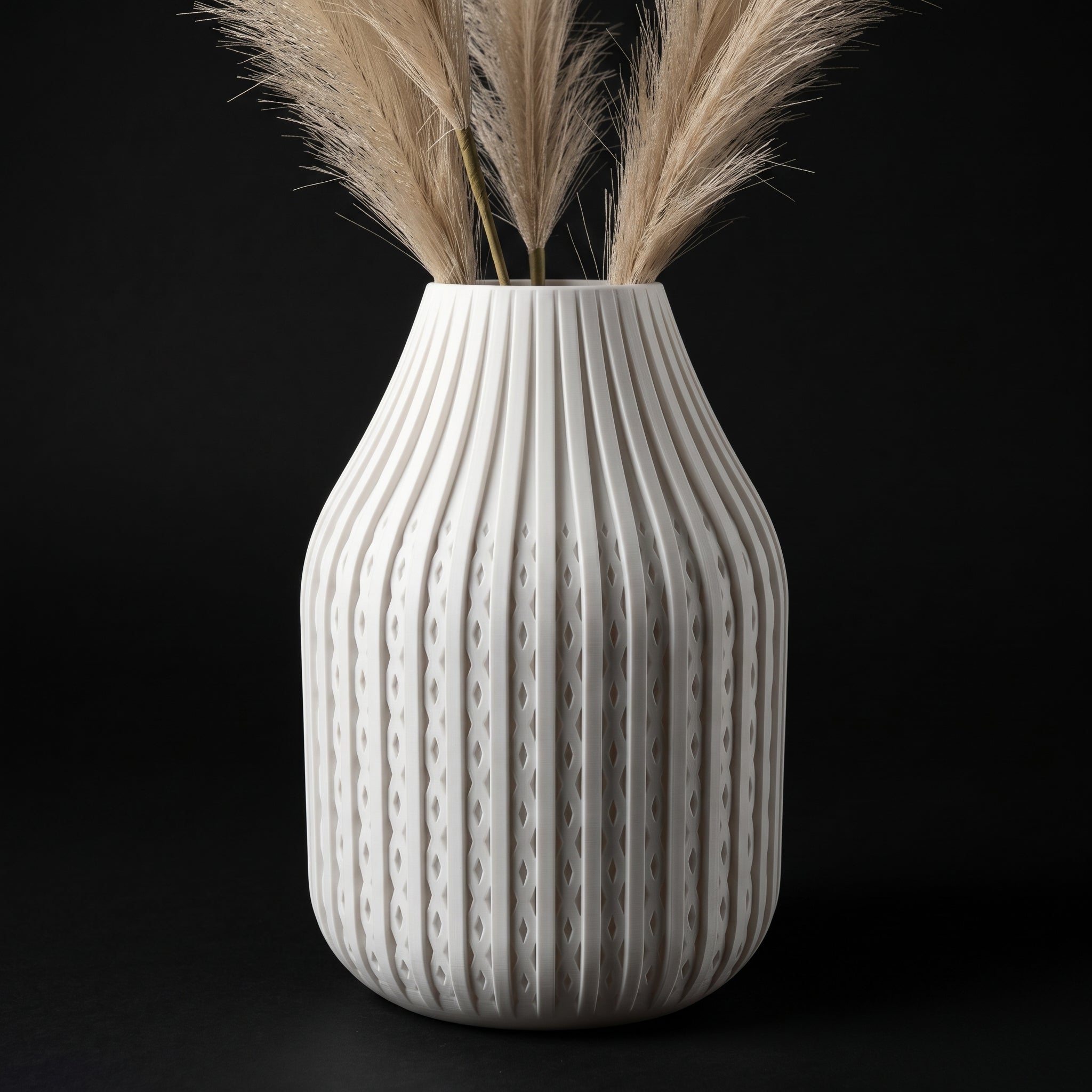 Vaso Karaf - Sculptural Presence - 160mm Branco — foto 7