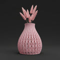 Vaso Apex - Timeless Texture - 120mm Rosa — foto 1