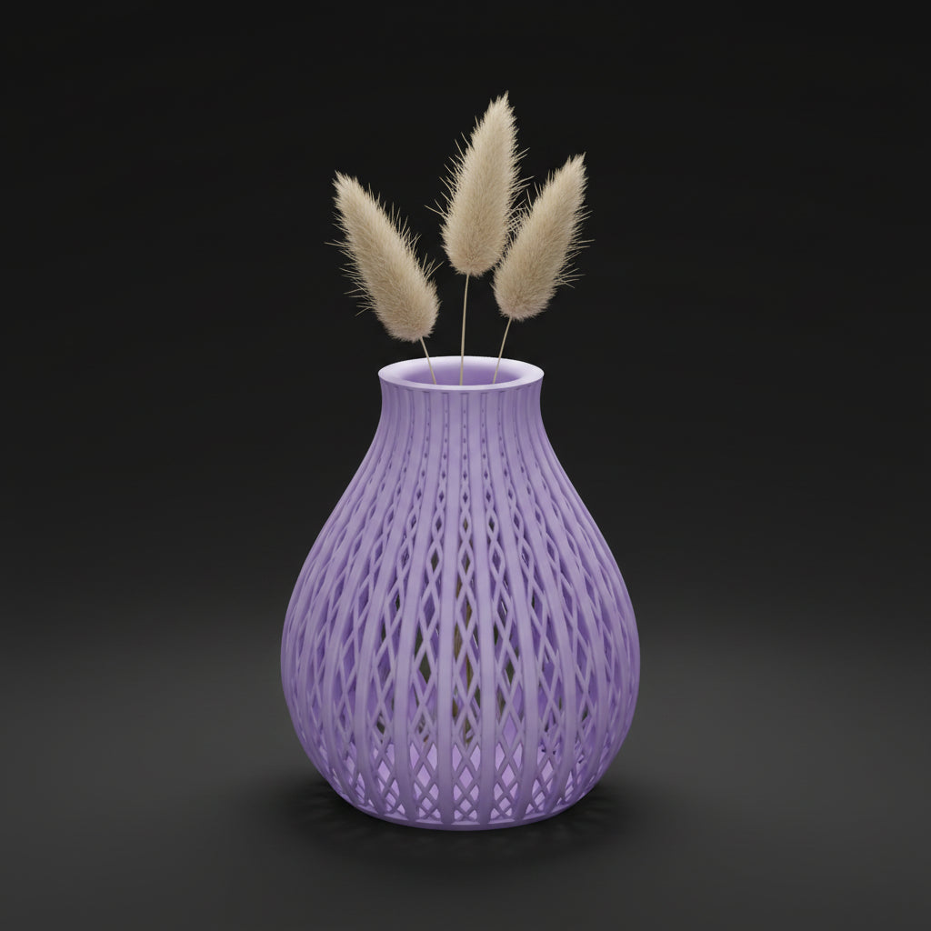 Vaso Apex - Timeless Texture - 120mm Roxo — foto 2