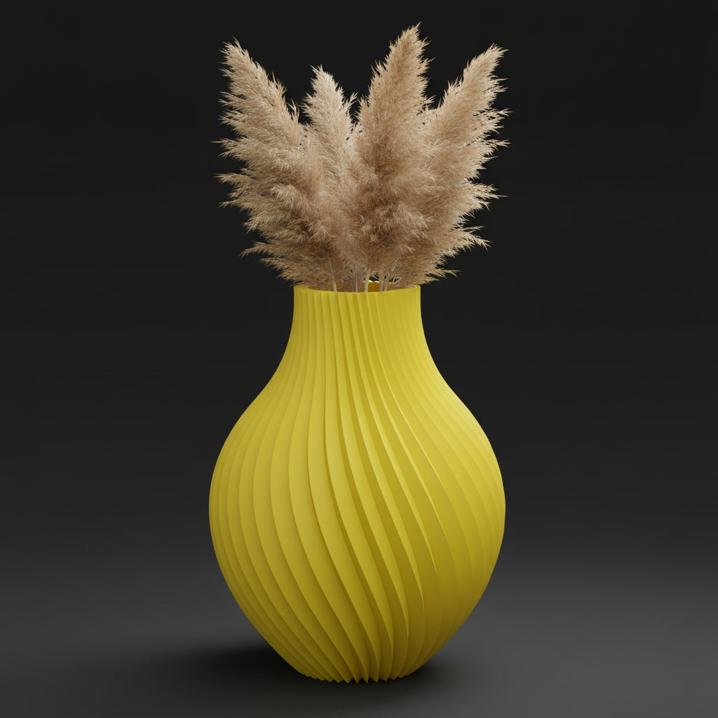 Vaso Axis - Singular Balance - 175mm Amarelo — foto 4