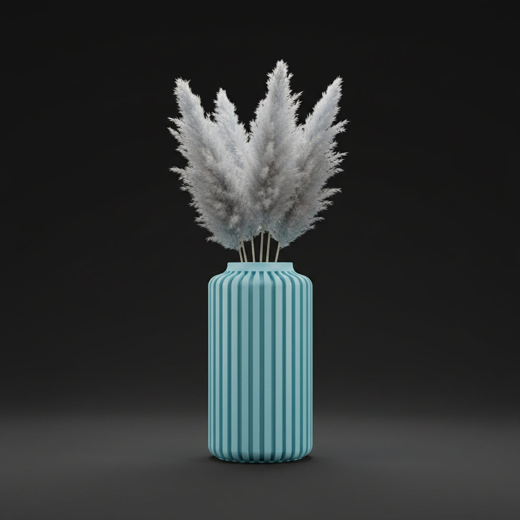 Vaso Torre - Structured Silhouette - 220mm Azul — foto 7