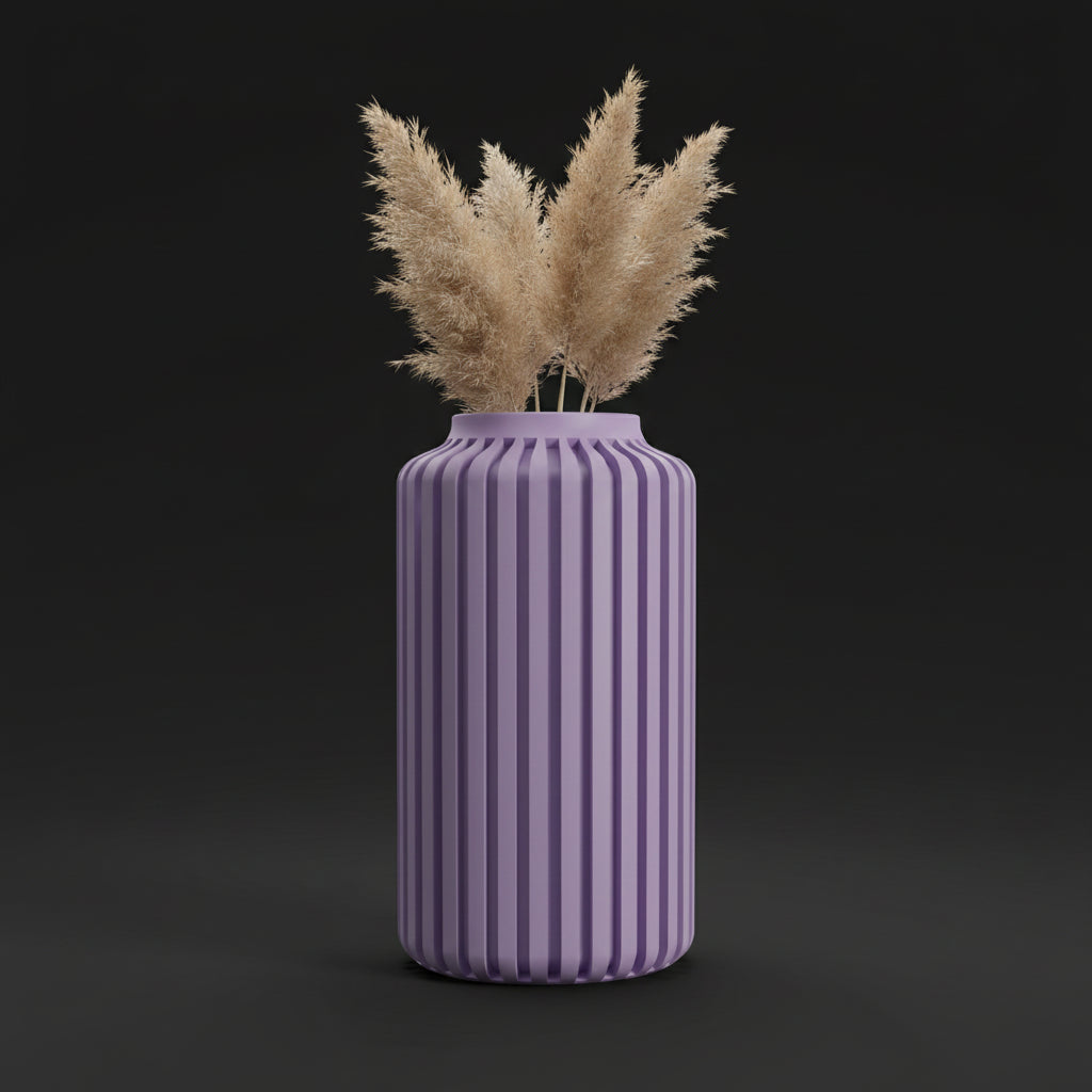 Vaso Torre - Structured Silhouette - 220mm Roxo — foto 4