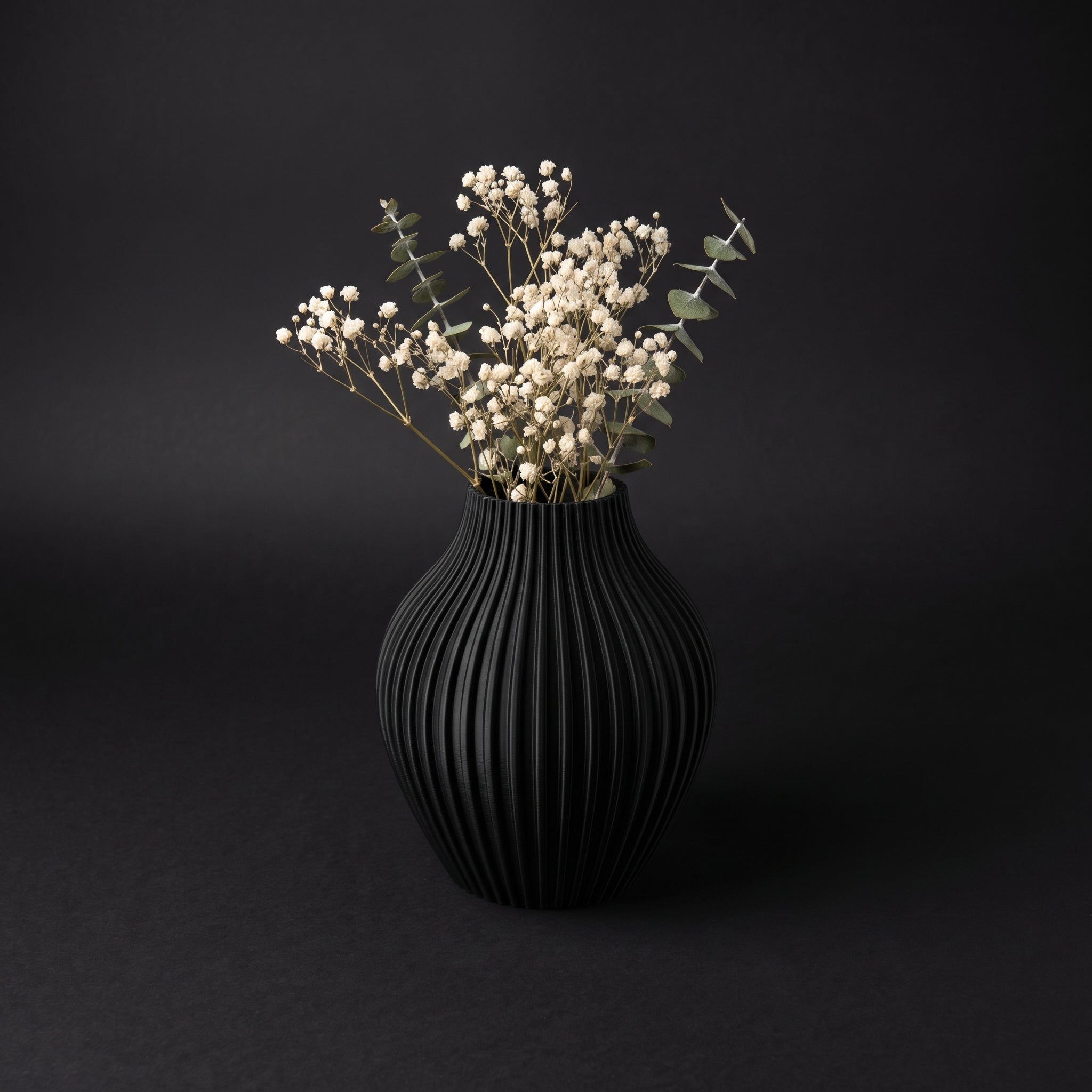 Vaso Muhen - Textured Finish - 220mm Preto — foto 7