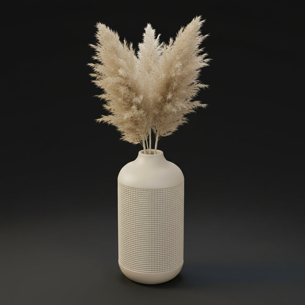 Vaso Atlas - Monumental Texture - 200mm Branco — foto 11