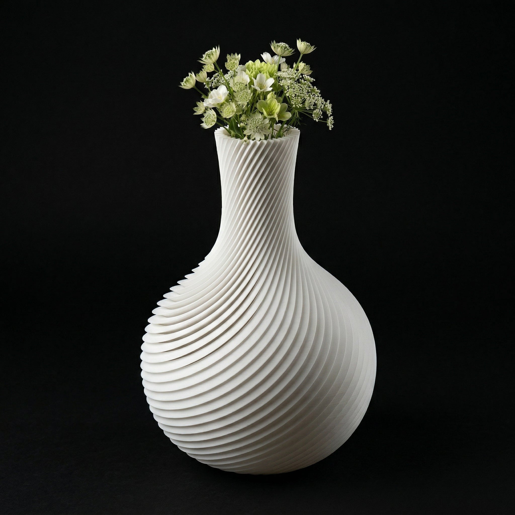 Vaso Raffelbjork - Sculptural Presence - 230mm Branco — foto 14