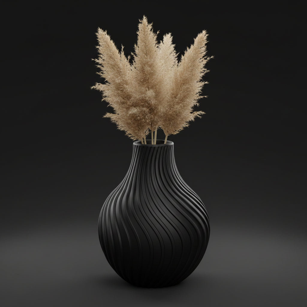 Vaso Echo - Timeless Silhouette - 220mm Preto — foto 19