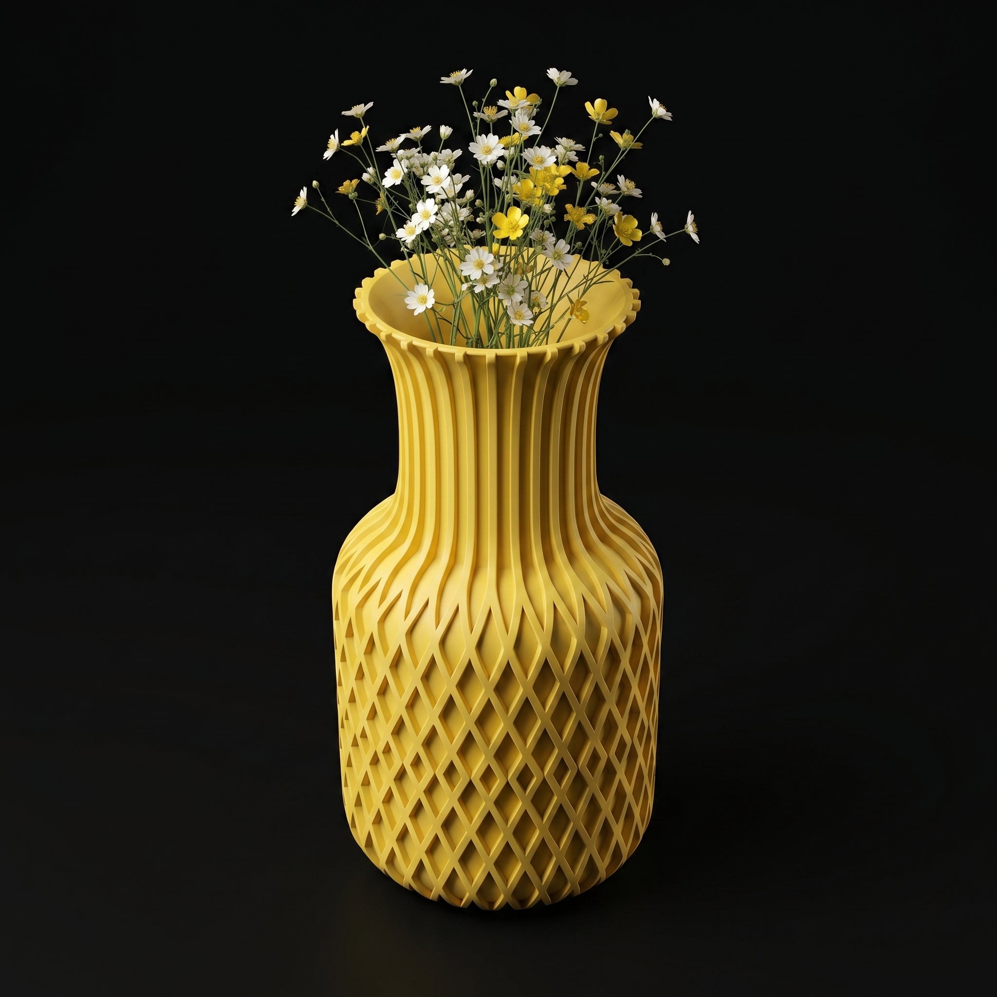 Vaso Orion - Luxurious Finish - 175mm Amarelo — foto 3