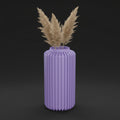 Vaso Torre - Structured Silhouette - 177mm Roxo — foto 1