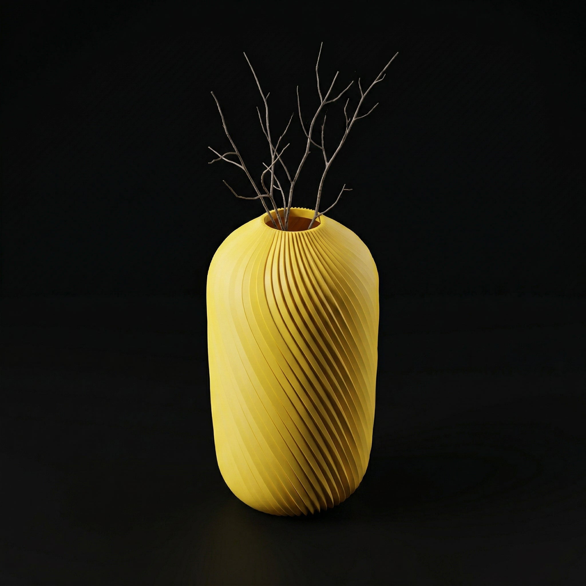 Vaso Aether - Luxurious Balance - 150mm Amarelo — foto 7
