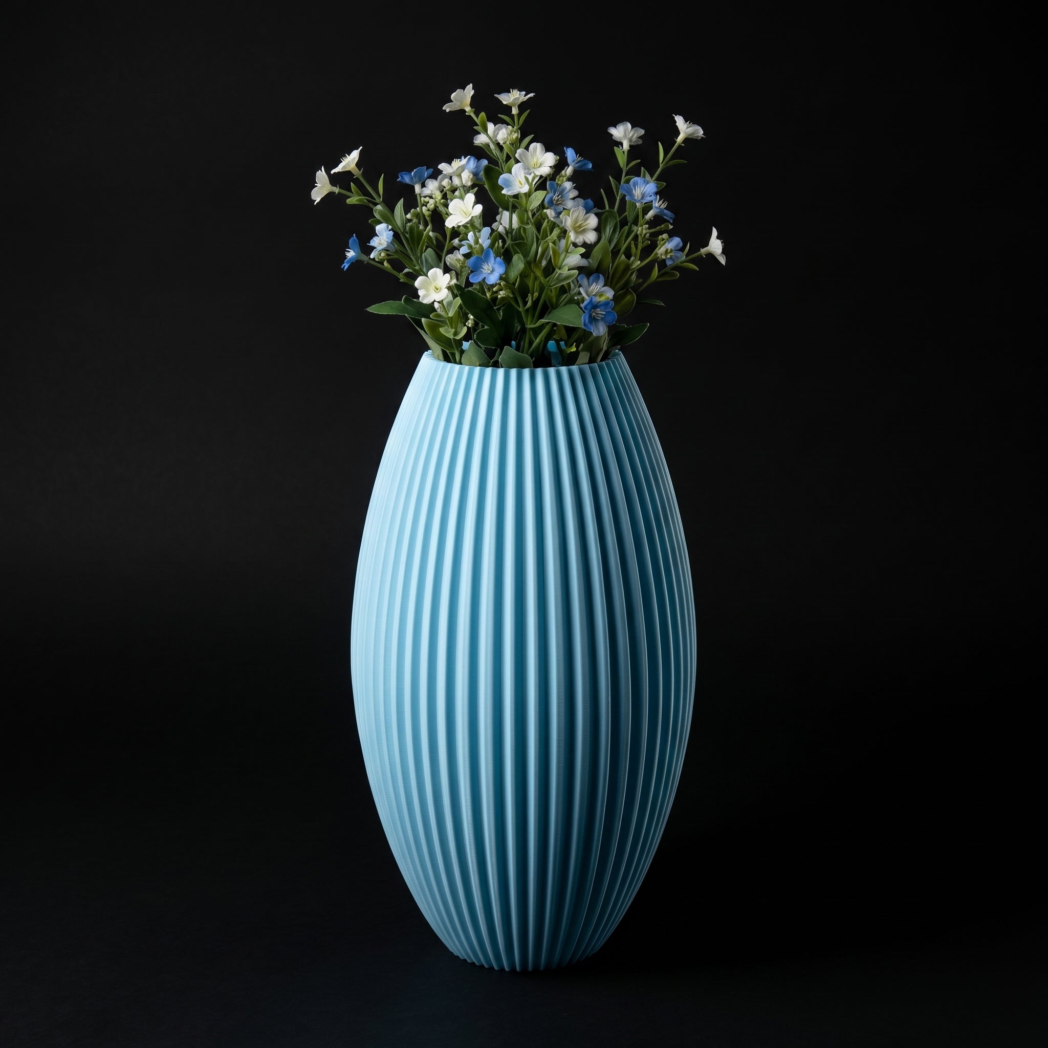Vaso Celeste - Timeless Elegance - 180mm Azul — foto 9