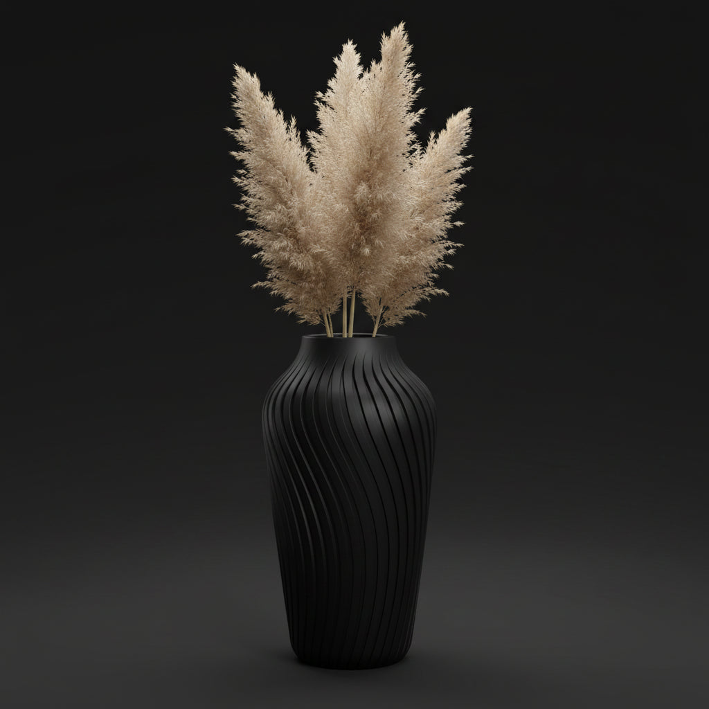 Vaso Lumina - Graceful Lines - 200mm Preto — foto 22