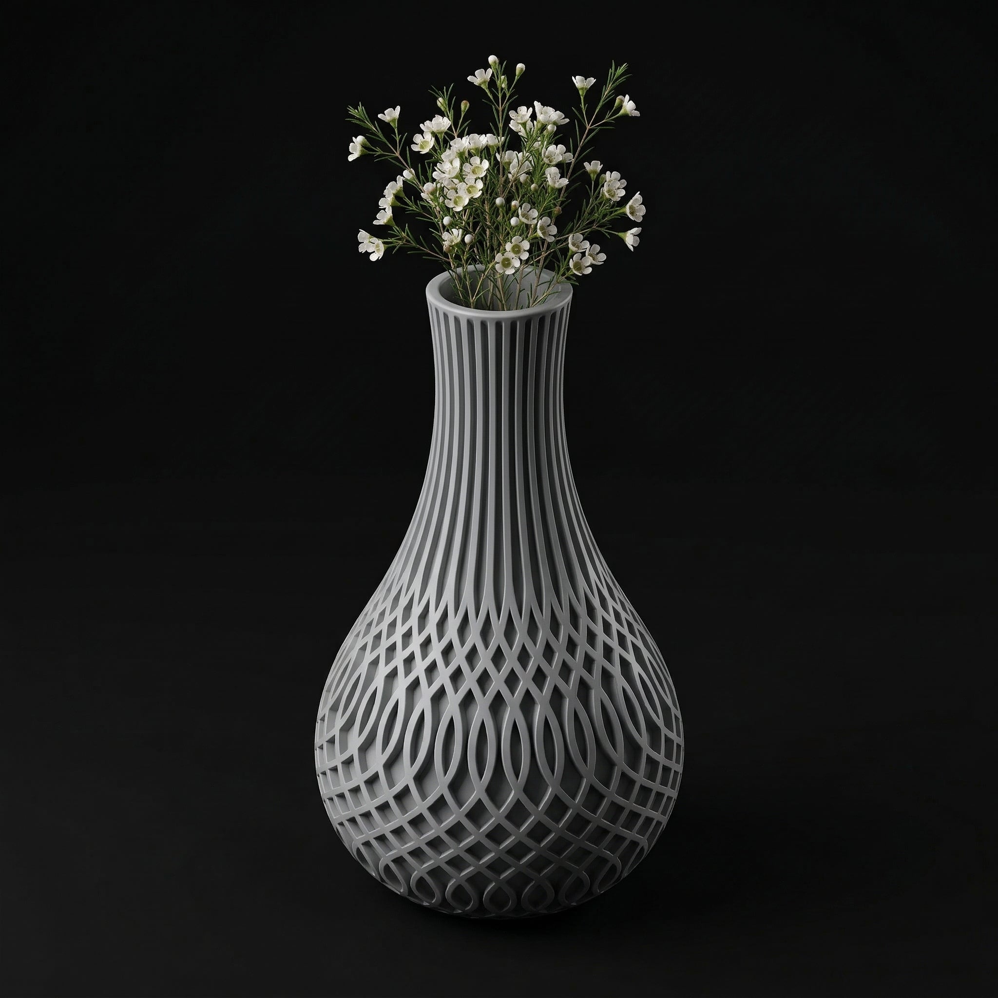 Vaso Solvyr - Modern Minimal - 220mm Cinza — foto 10