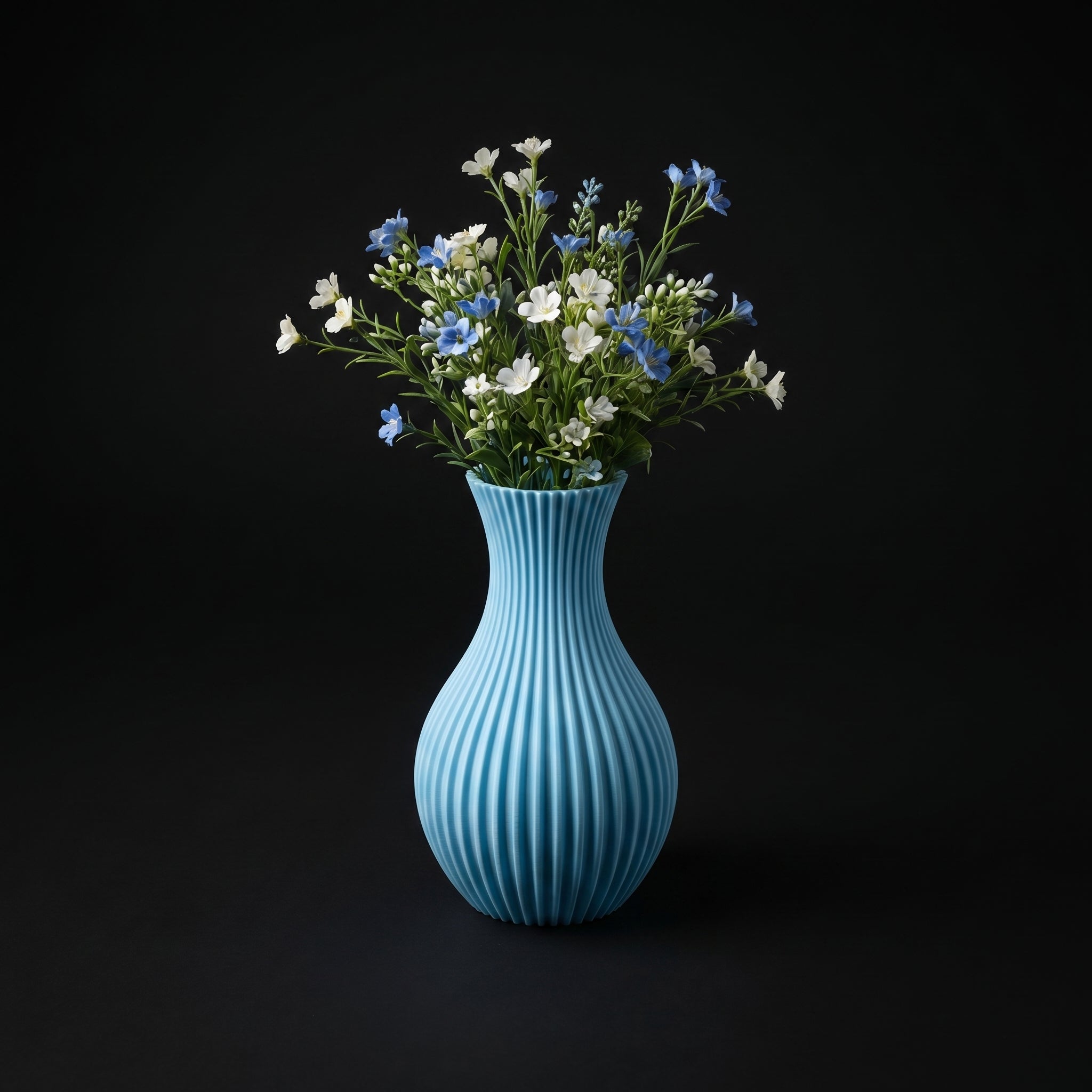 Vaso Muhen - Textured Finish - 220mm Azul — foto 1