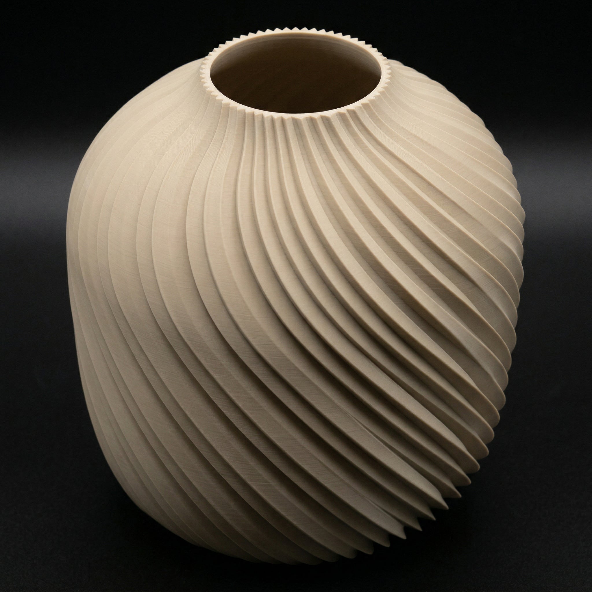 Vaso Voluta Design Curvo Branco — foto 7