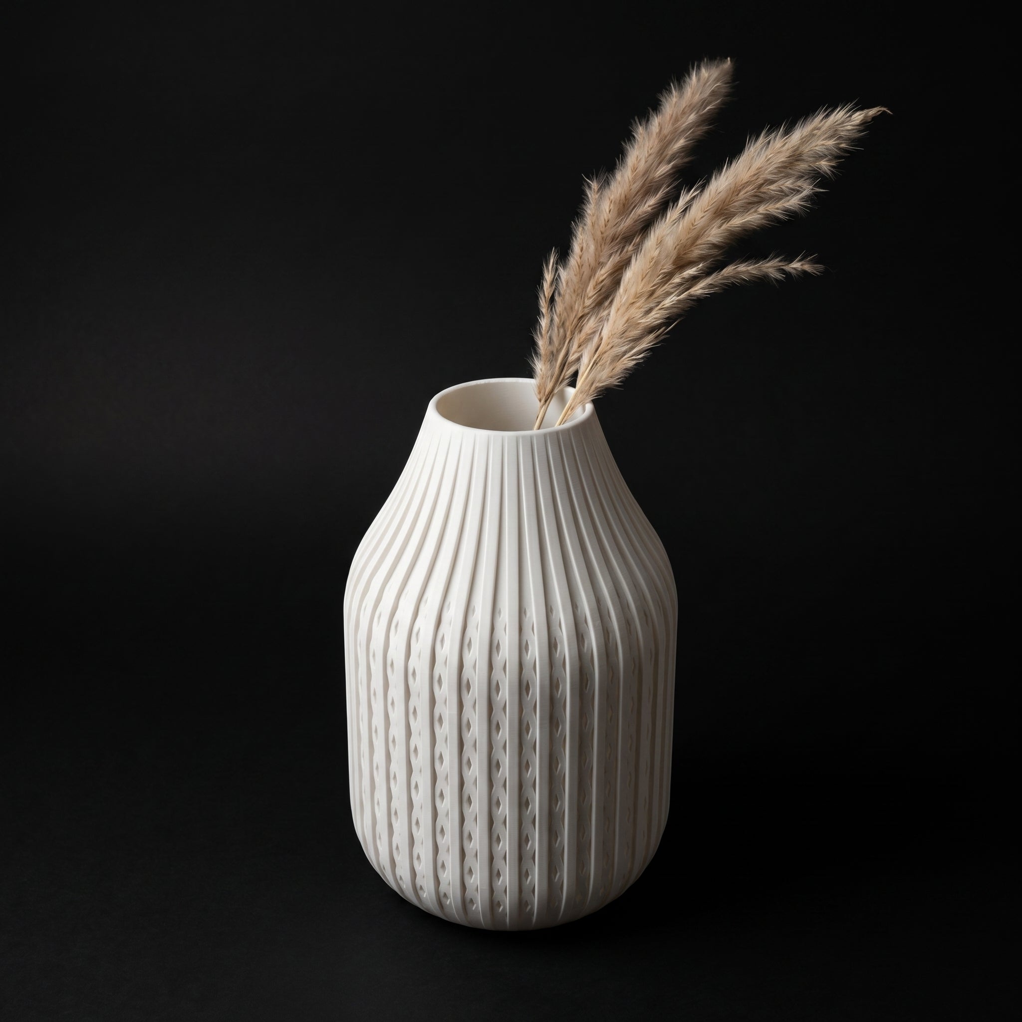 Vaso Karaf - Sculptural Presence - 200mm Branco — foto 7