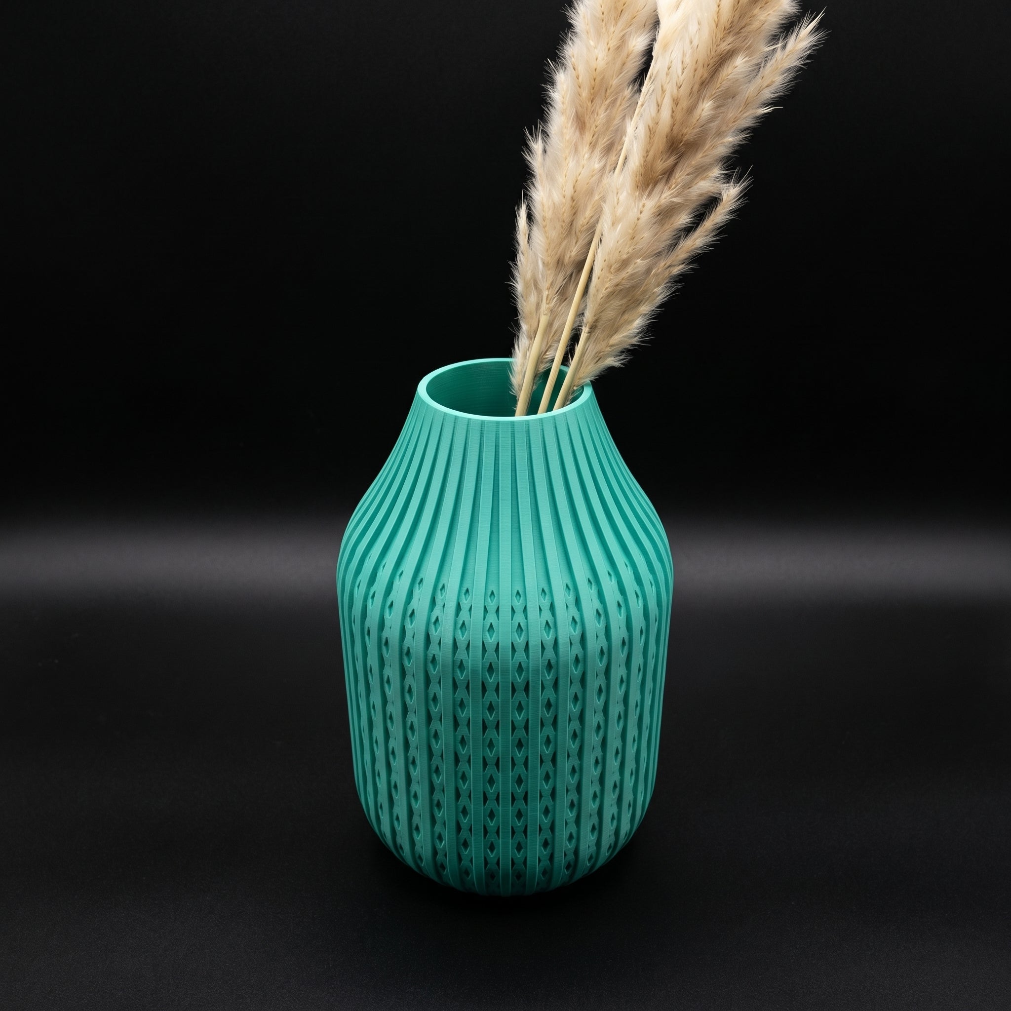 Vaso Karaf - Sculptural Presence - 200mm Verde — foto 13