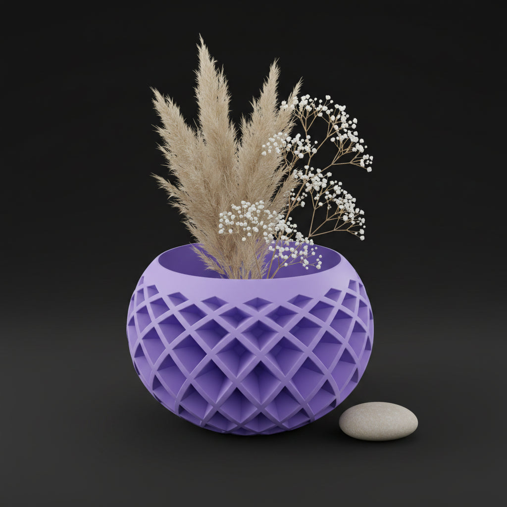 Vaso Axis - Timeless Structure - 81.8mm Roxo — foto 3