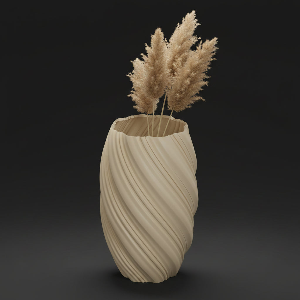 Vaso Ethereal - Sculpted Form - 179.7mm Branco — foto 5