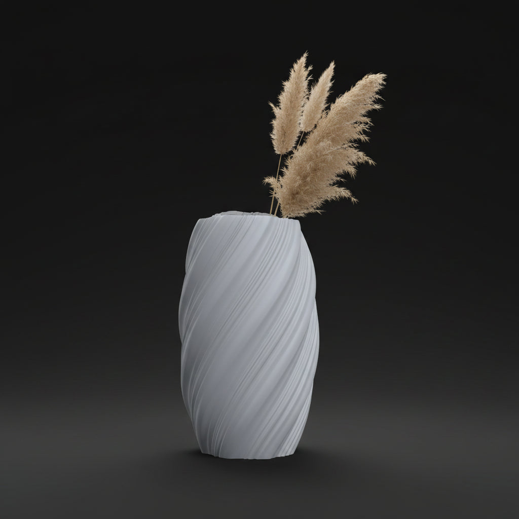 Vaso Ethereal - Sculpted Form - 179.7mm Branco — foto 6