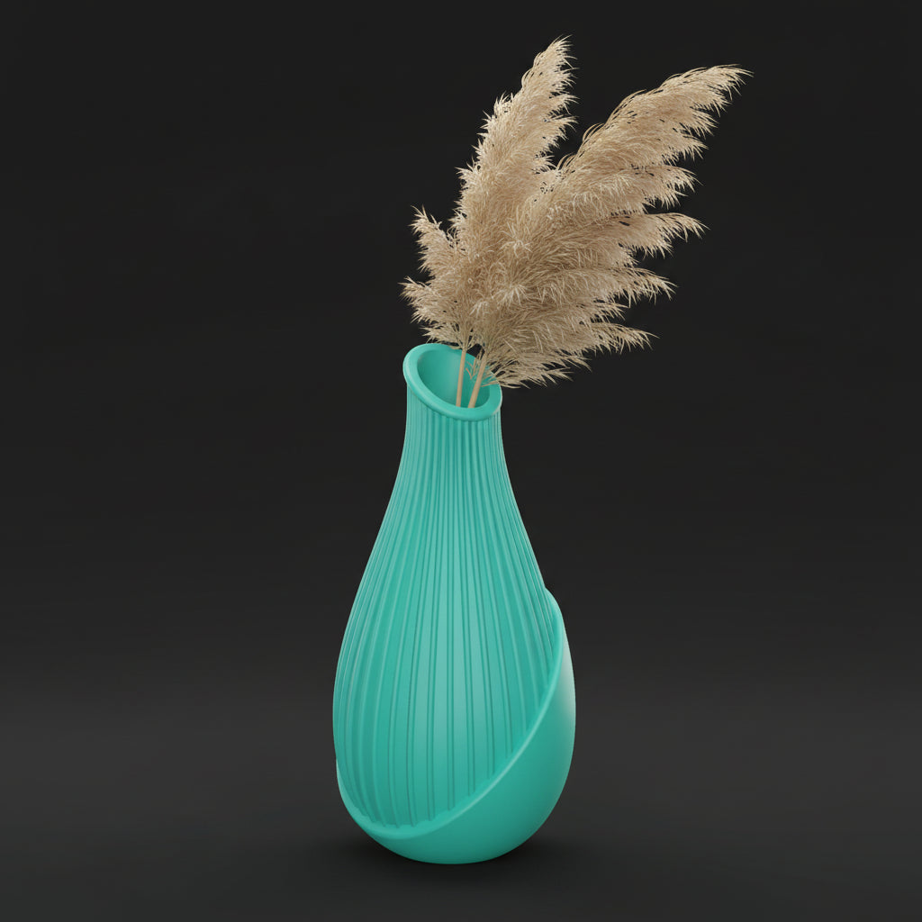 Vaso Trinity - Dynamic Form - 200mm Verde — foto 13