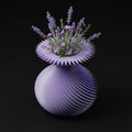 Vaso Kallarhals - Sculptural Presence - 150mm Roxo — foto 1