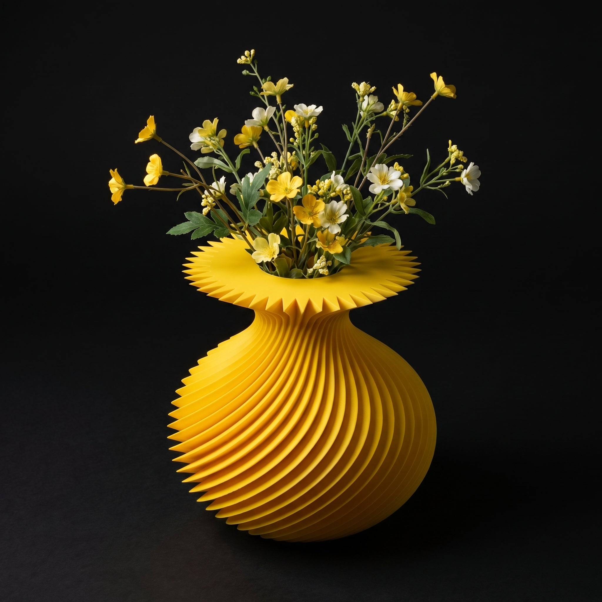Vaso Kallarhals - Sculptural Presence - 150mm Amarelo — foto 4