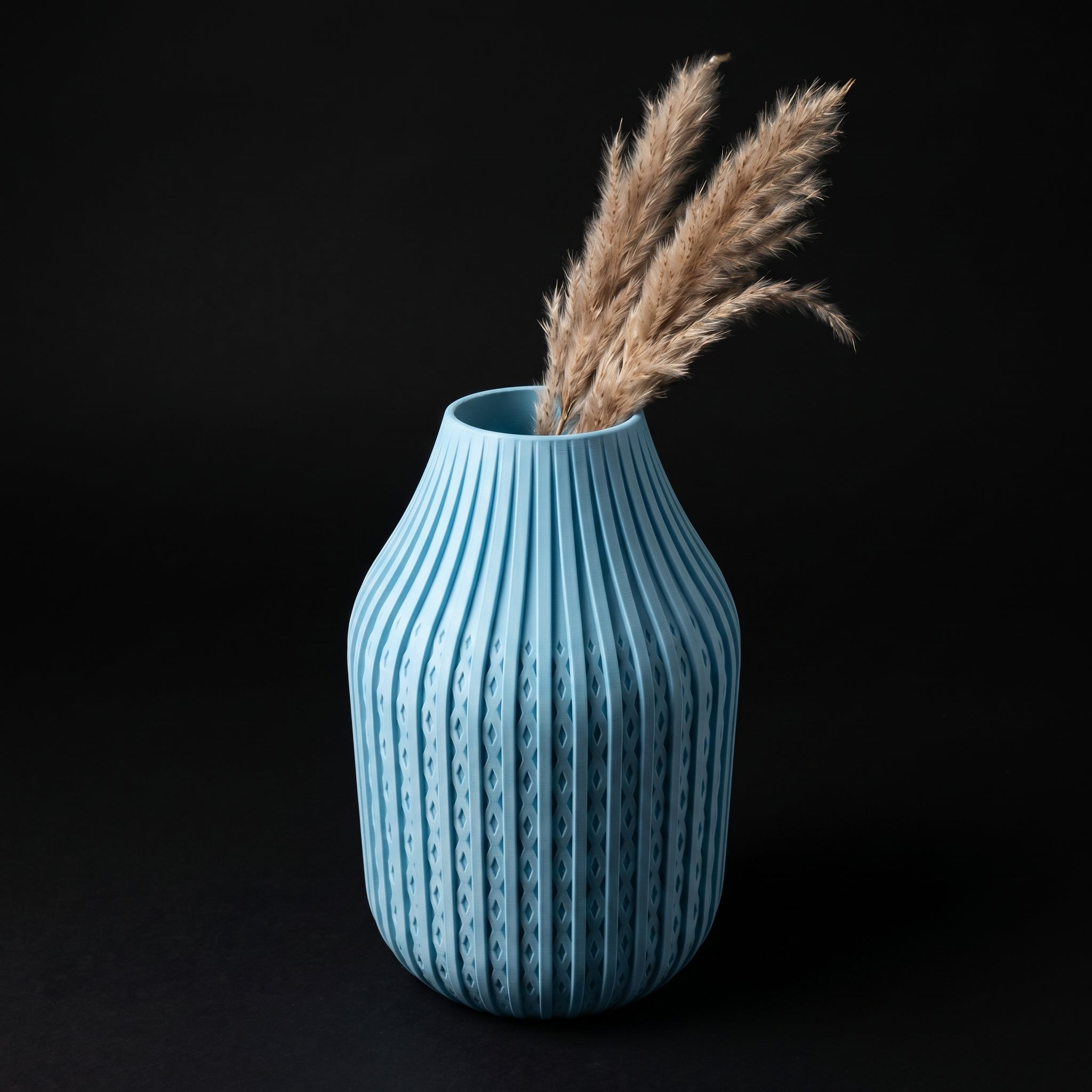 Vaso Karaf - Sculptural Presence - 160mm Azul — foto 19