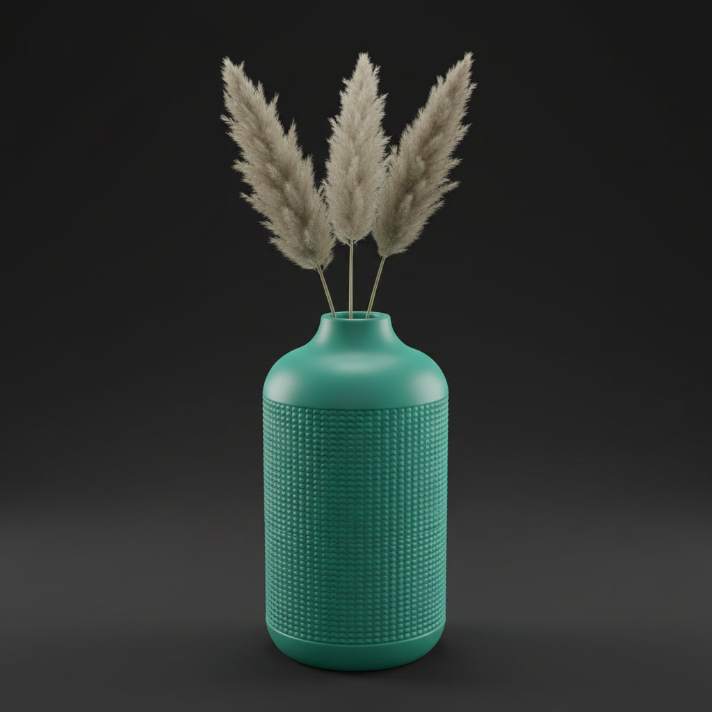Vaso Atlas - Monumental Texture - 250mm Verde — foto 22