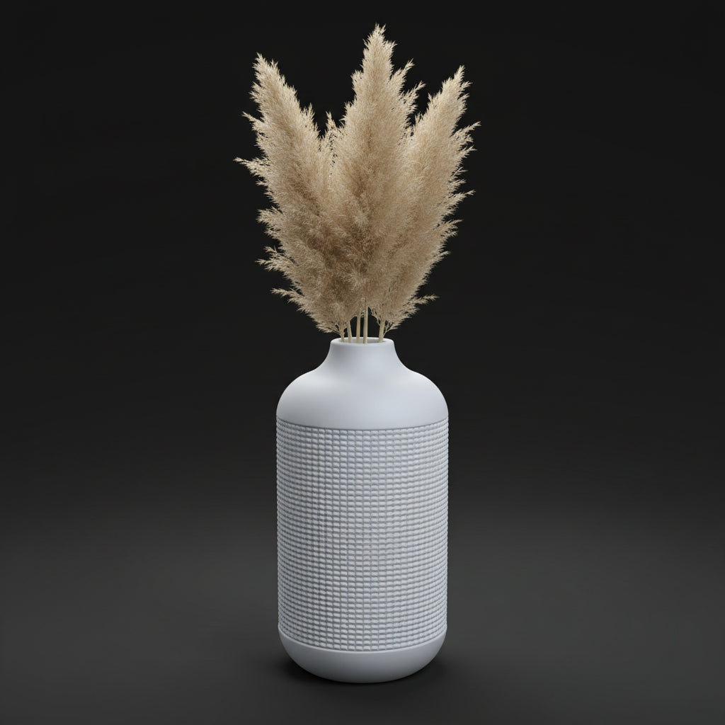 Vaso Atlas - Monumental Texture - 250mm Branco — foto 13