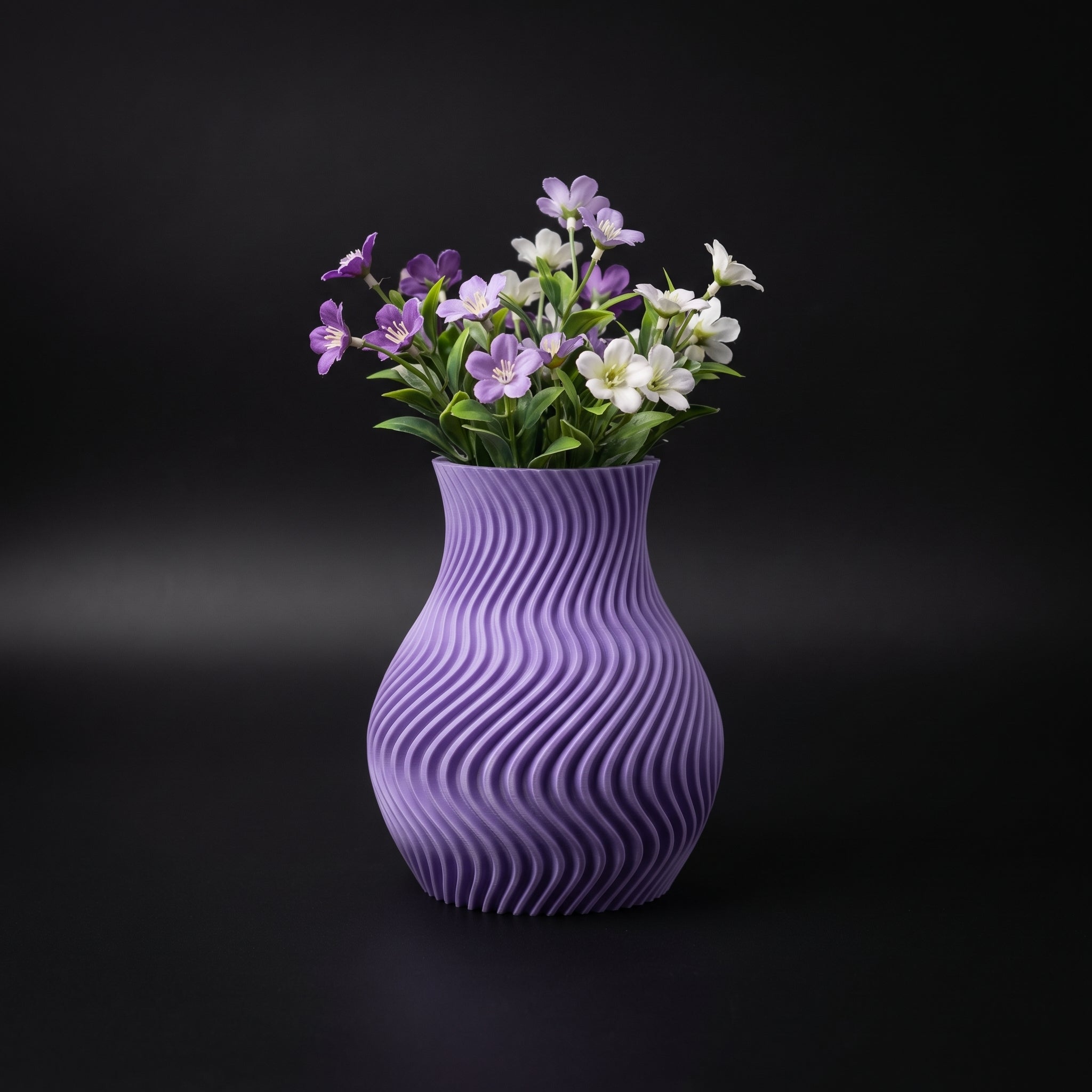 Vaso Ventus - Modern Silhouette - 180mm Roxo — foto 2
