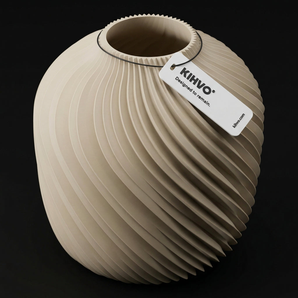 Vaso Voluta Design Curvo Branco — foto 23