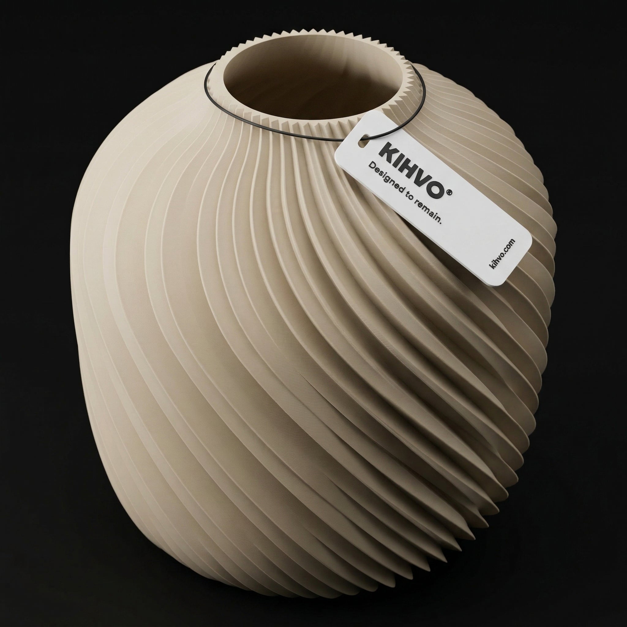 Vaso Voluta Design Curvo Branco — foto 23